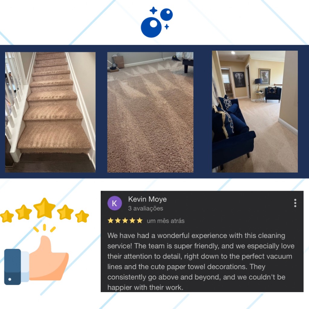 Vacuum lines, finishing touches, and a five-star Google review.