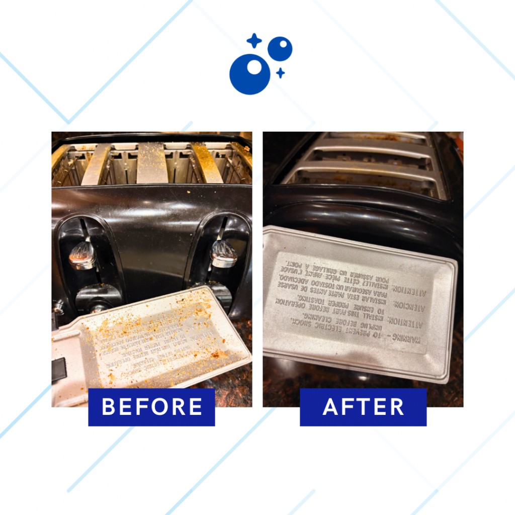 Light fixtures cleaned inside and out for clearer, warmer light.